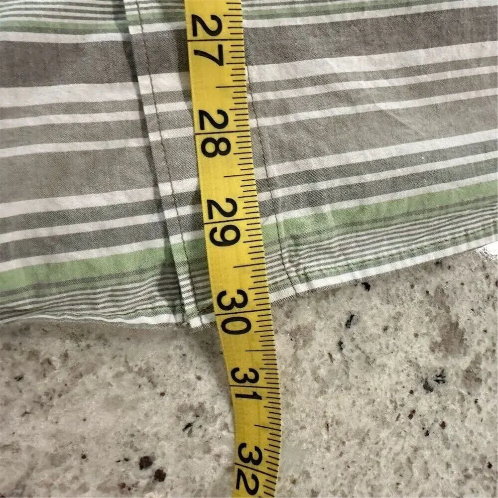 Columbia Men's Boulder Ridge Short Sleeve Striped Shirt Size L Multicolor - Picture 10 of 10